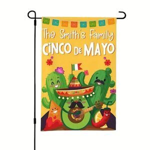 Cinco De Mayo Garden Flag Home Smith Casual Boho Holiday Outdoor Indoor Decor